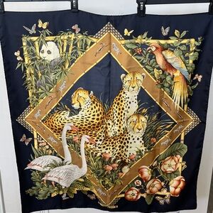 Authentic Ferragamo Silk Scarf